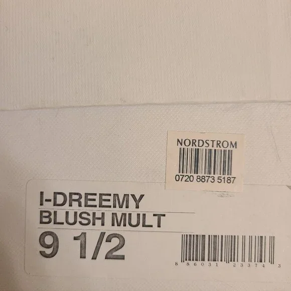 Steve Madden Rhinestone Flats (Very low heel) I-Dreemy Blush Mult Size 9.5 - Picture 3 of 16